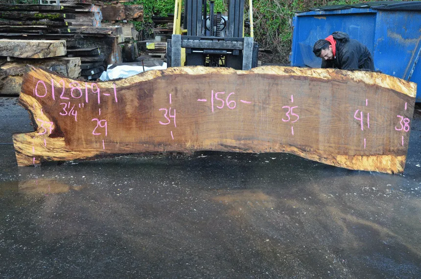 012819-01 Oregon White Oak Slab