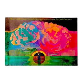 1970’S ARGUS PSYCHEDELIC ROSES PRINTED IN USA POSTER