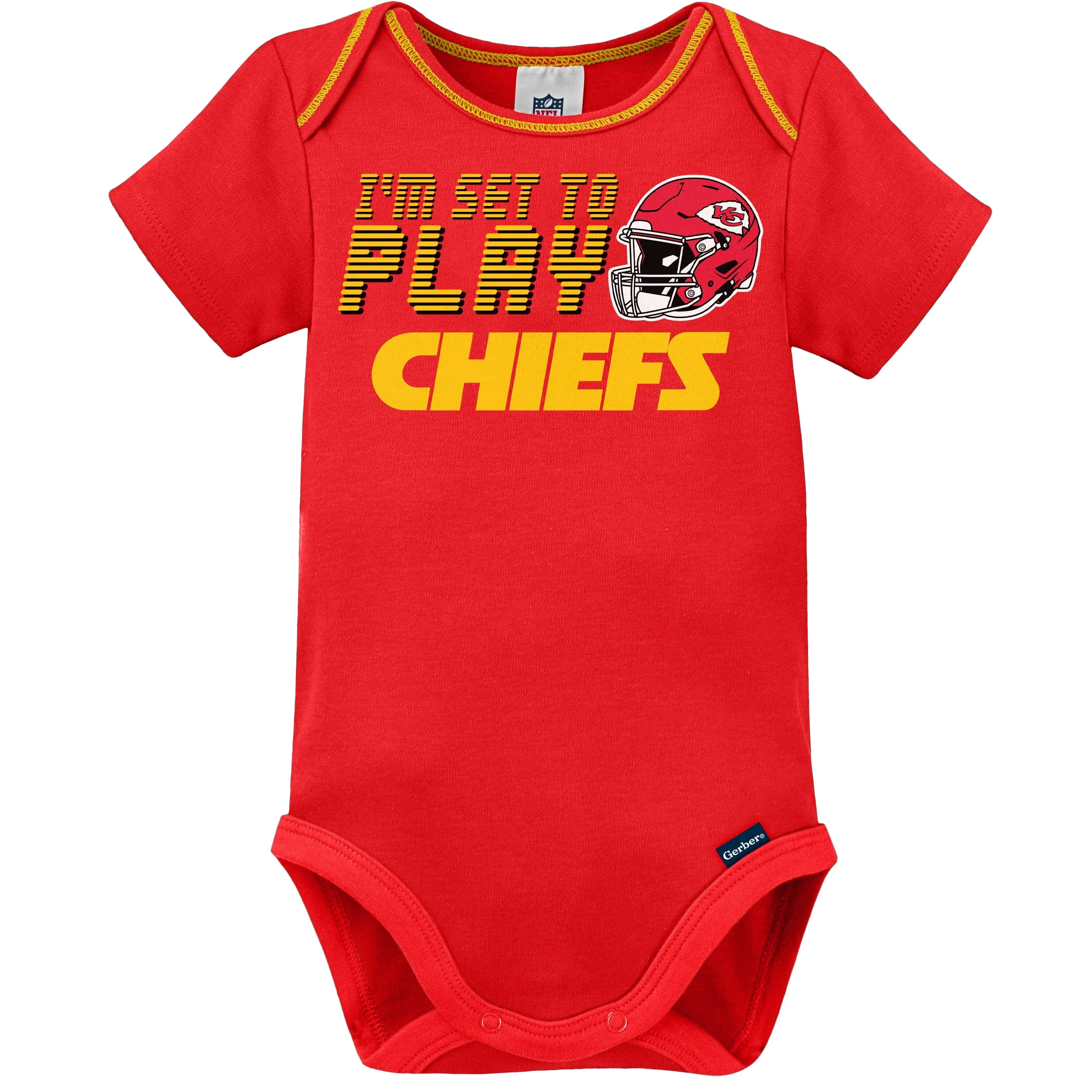 3-Piece Baby Boys Kansas City Chiefs Bodysuit, Sleep 'N Play, and Cap Set