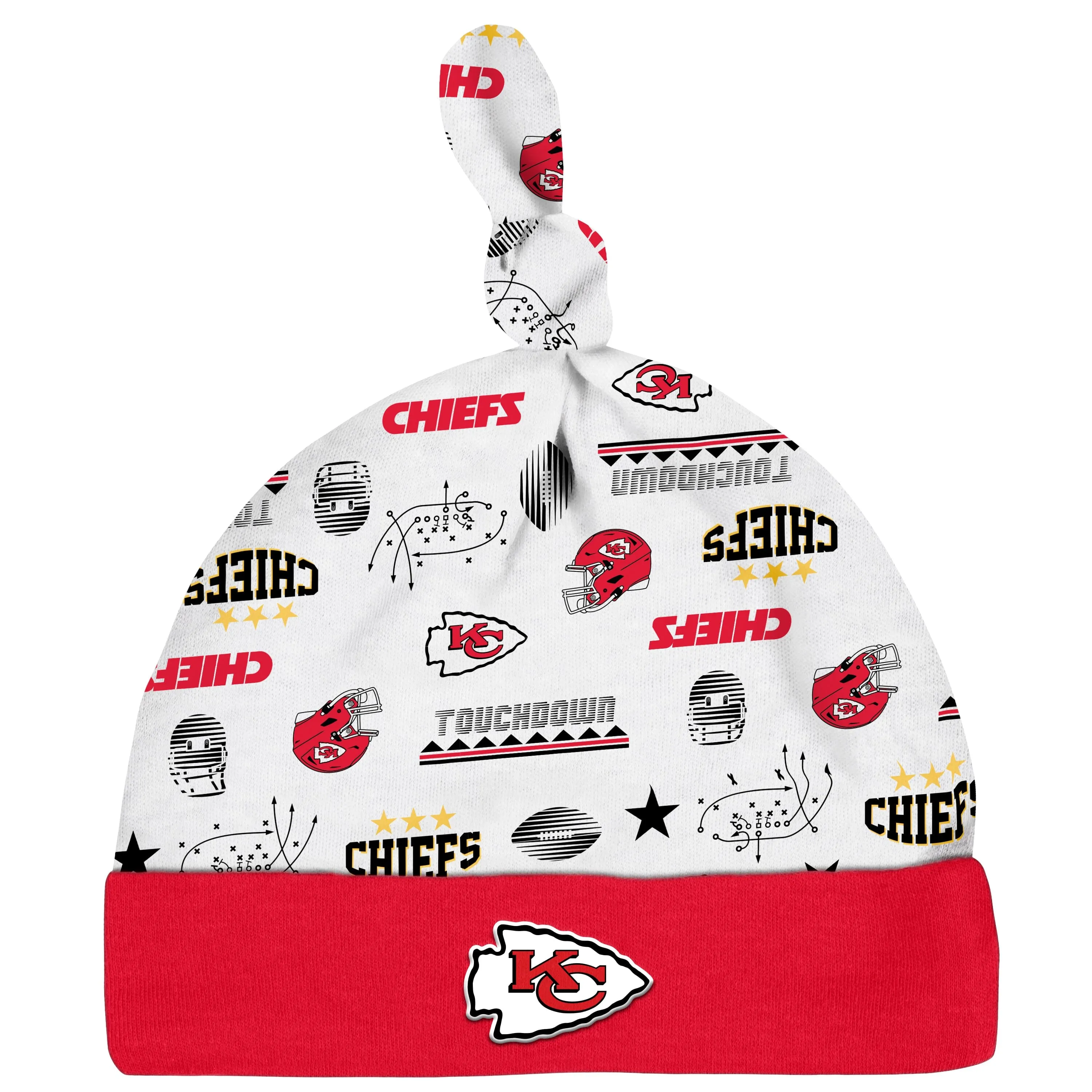 3-Piece Baby Boys Kansas City Chiefs Bodysuit, Sleep 'N Play, and Cap Set