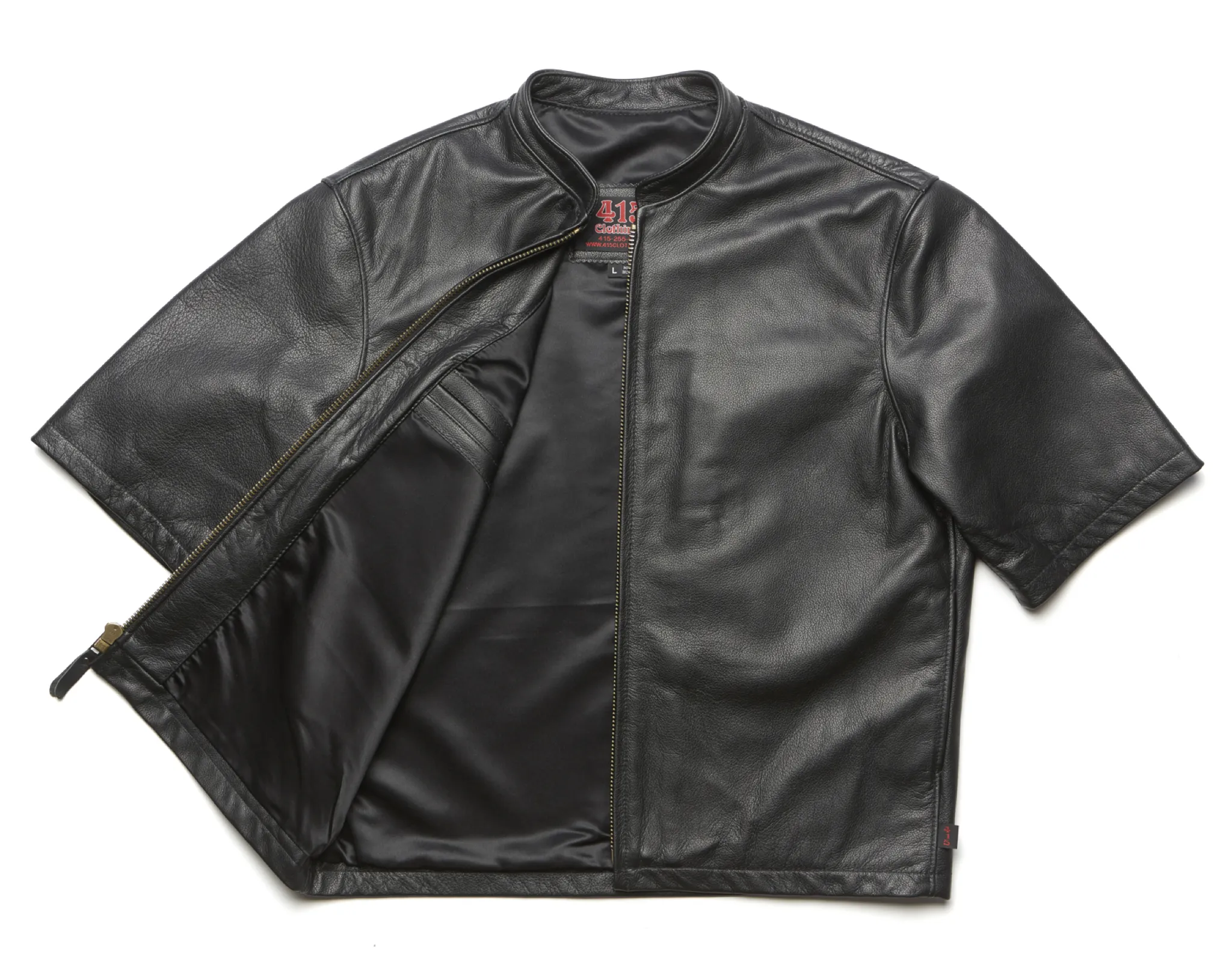 415 Leather Original 3/4 Sleeve Chop Jacket