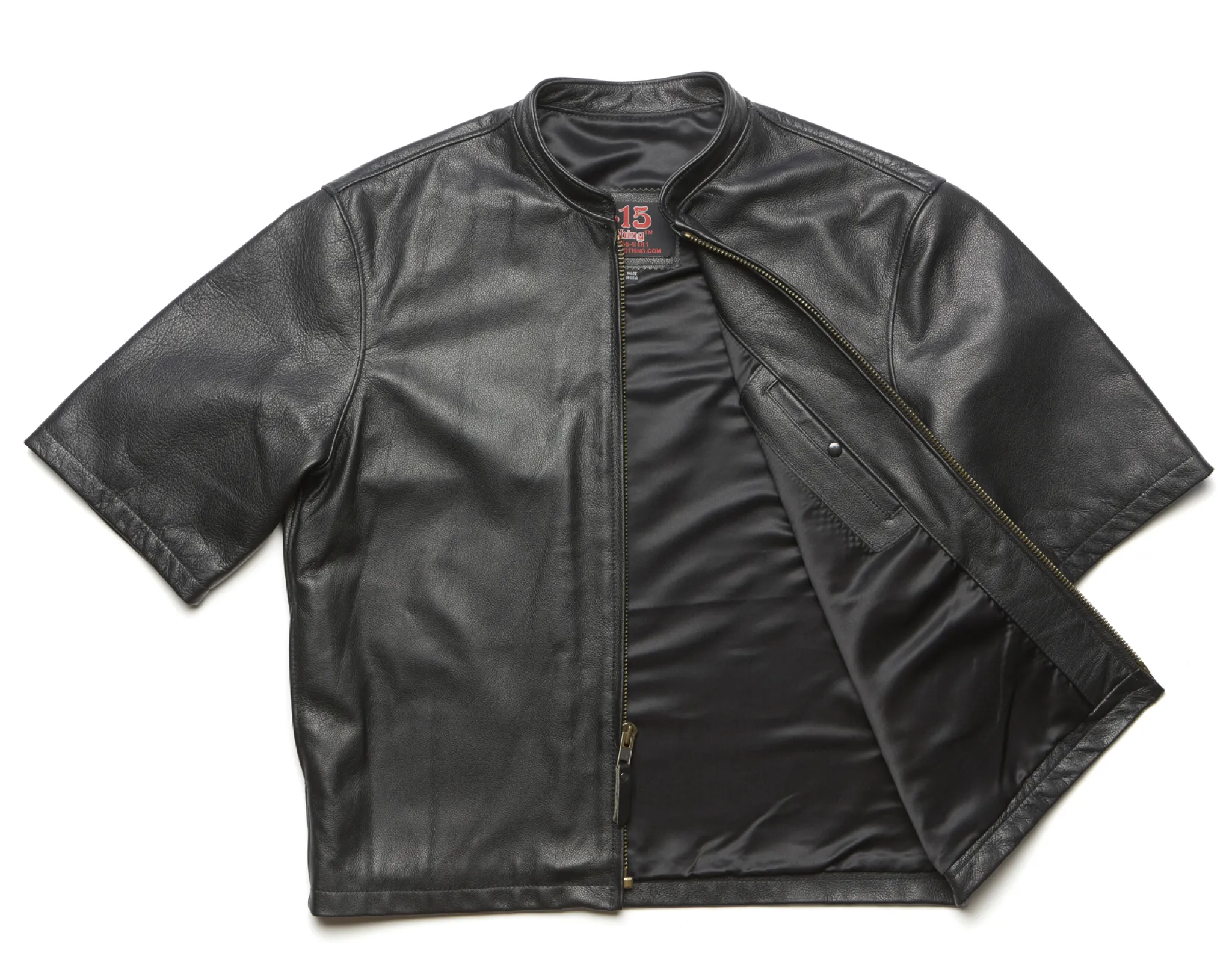 415 Leather Original 3/4 Sleeve Chop Jacket