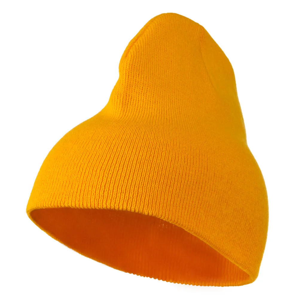 8 inch Acrylic Short Blank Beanie