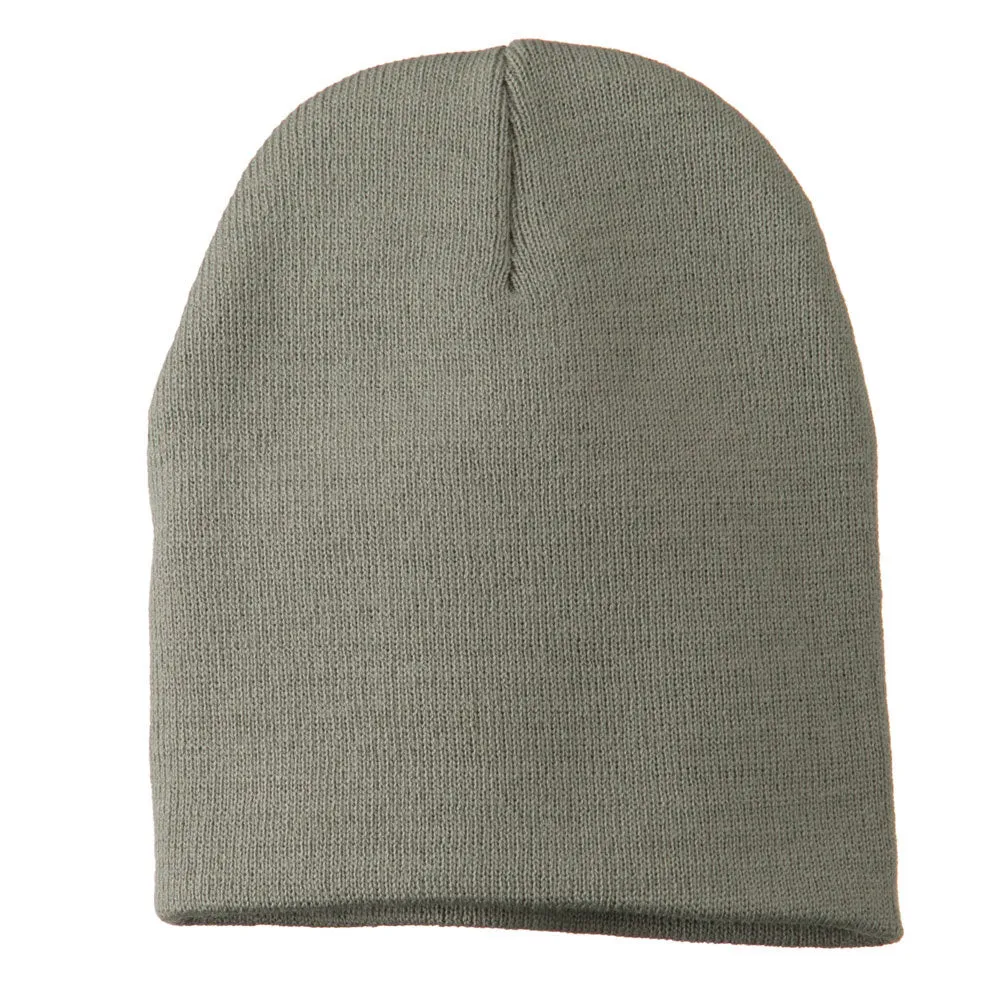 8 inch Acrylic Short Blank Beanie