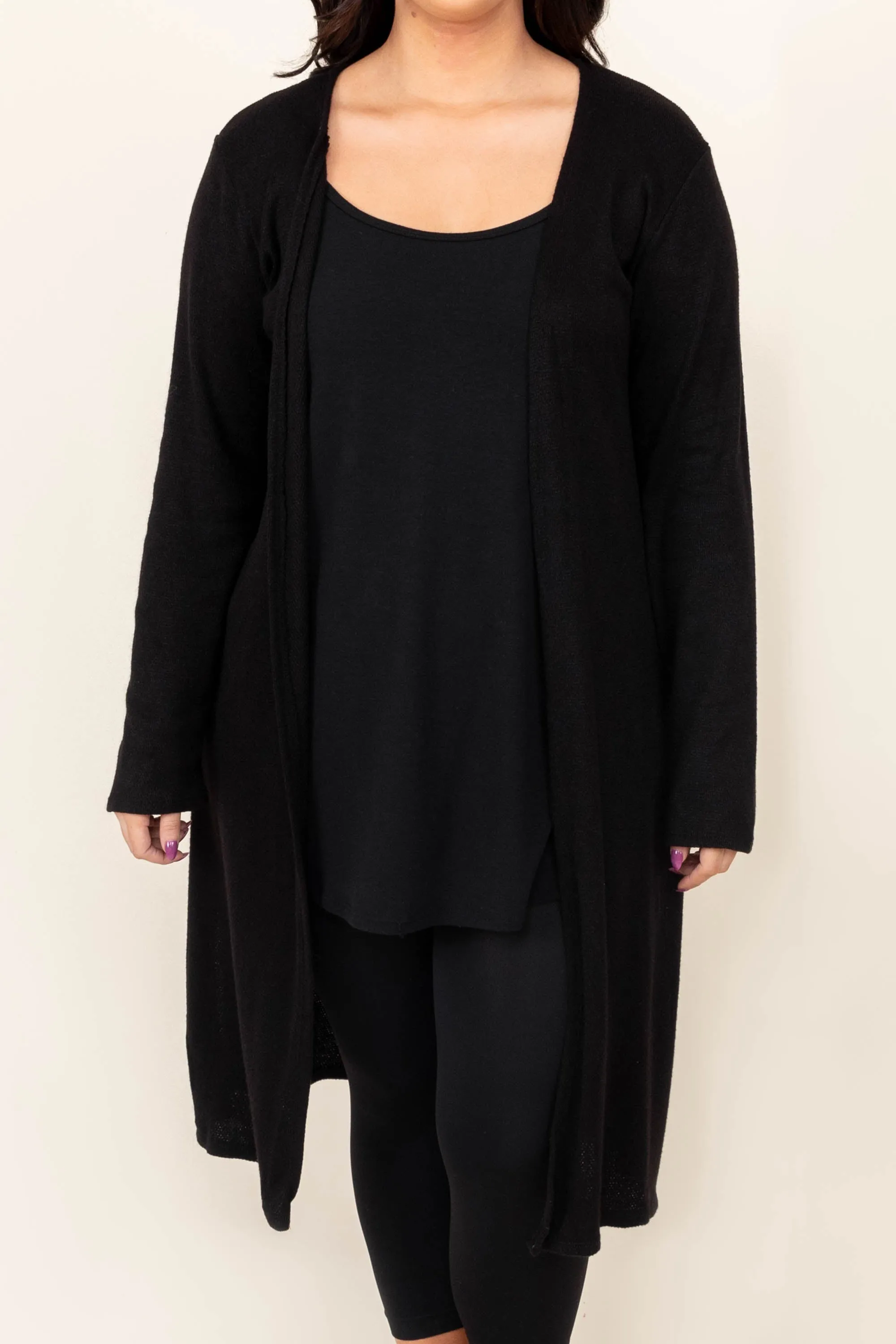 A Lucky Day Cardigan, Black