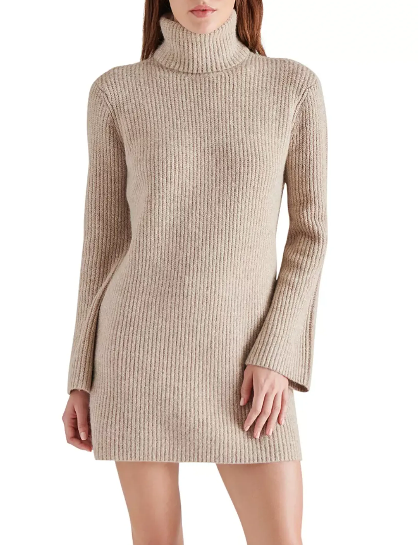 Abbie Sweater Dress, Oatmeal