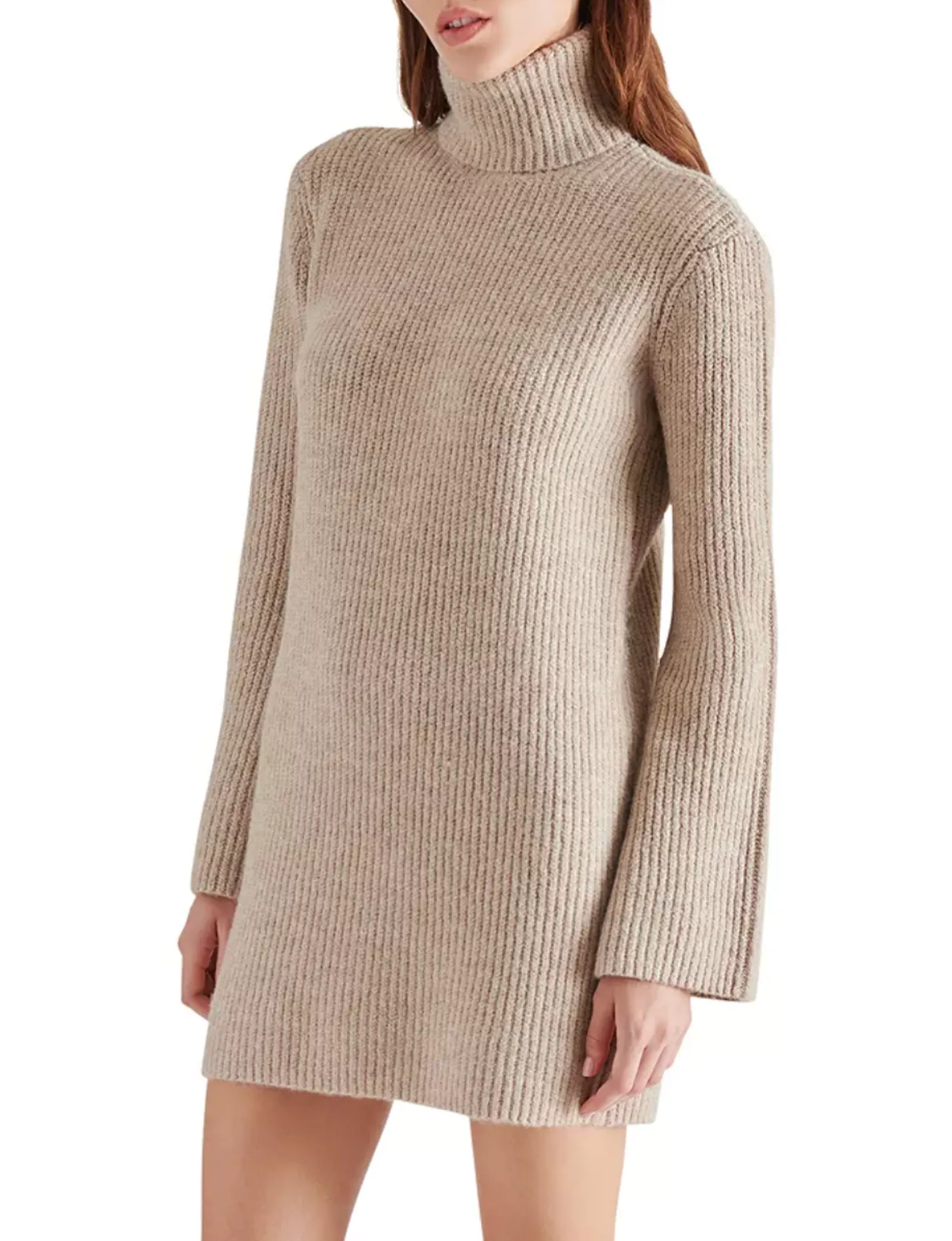 Abbie Sweater Dress, Oatmeal