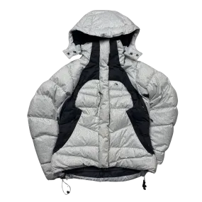 ACG Ice White Patterned Puffer Jacket - Medium