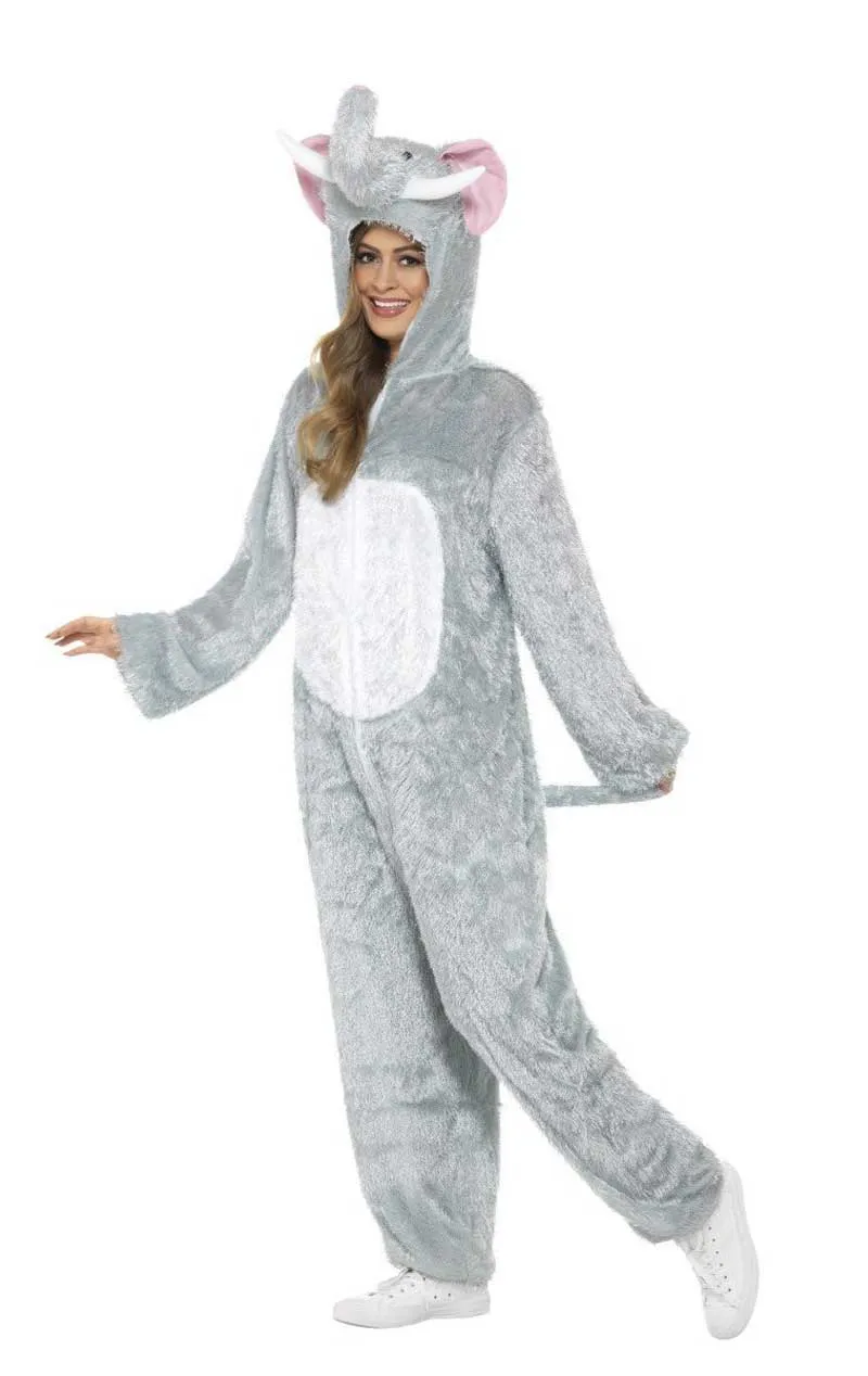 Adult Elephant Suit Animal Costume