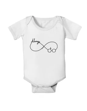 Always Infinity Symbol Baby Romper Bodysuit