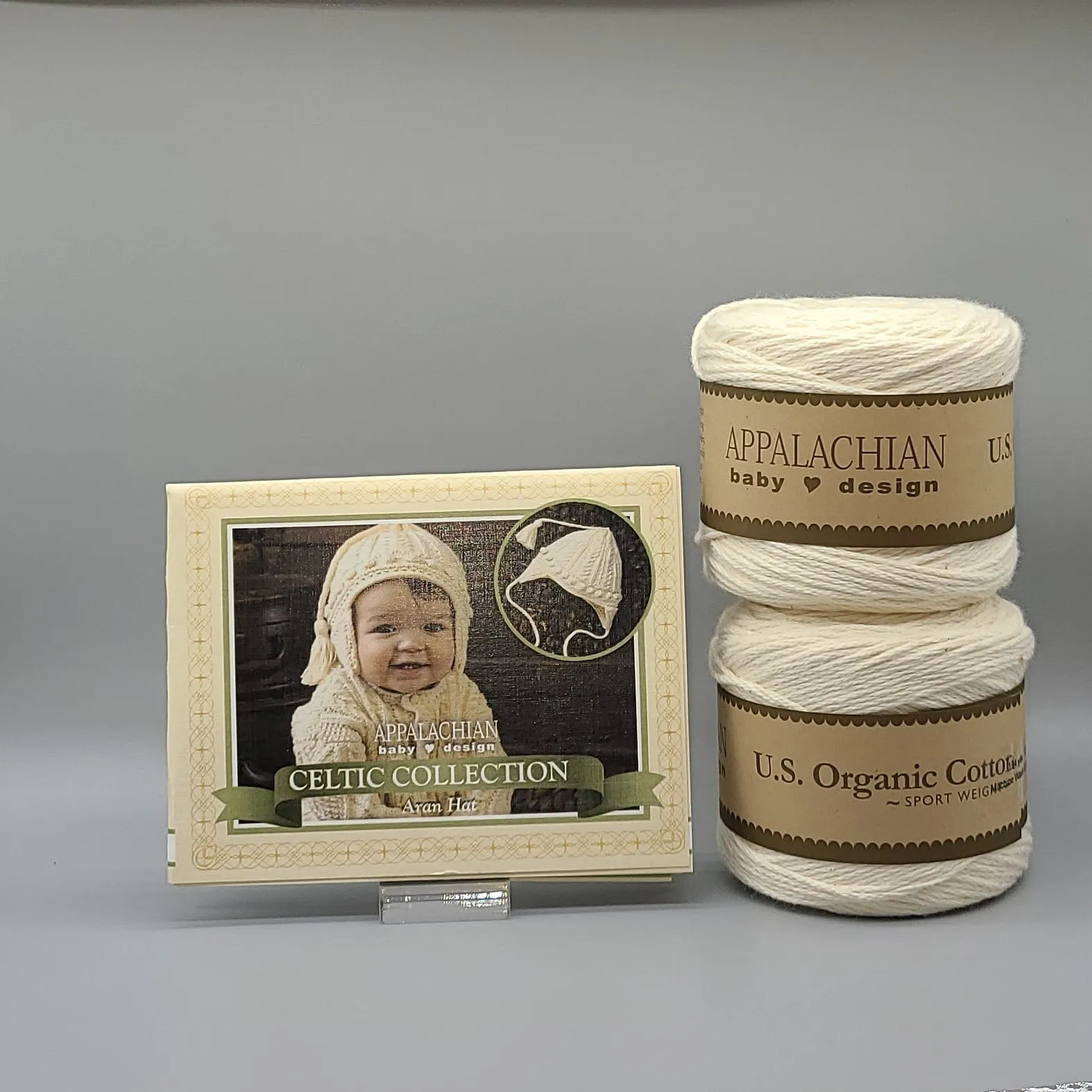 Aran Baby Cotton Hat Kit