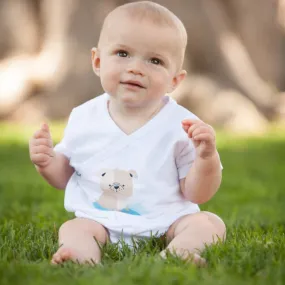 Baby Print Bodysuit and Bib Set