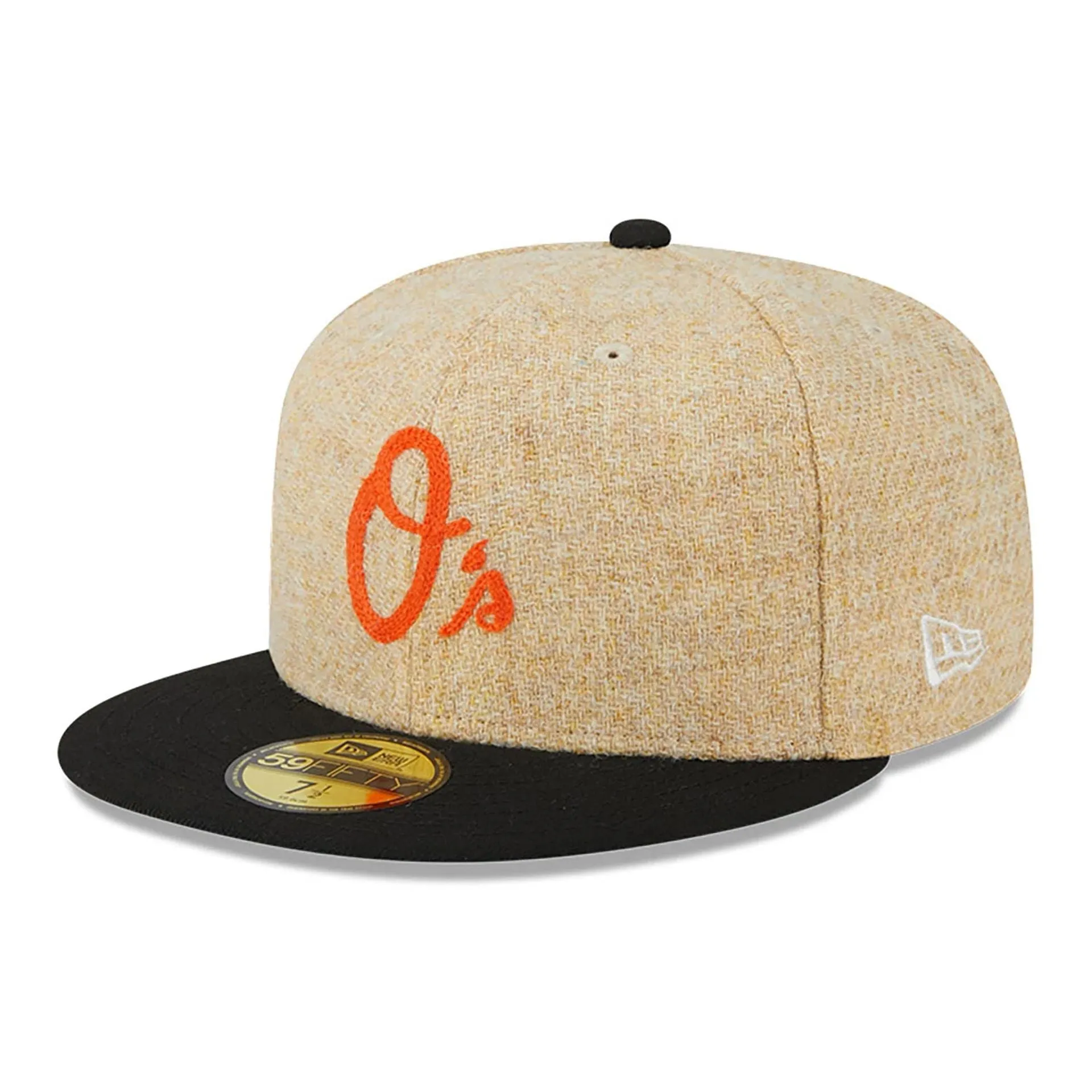 Baltimore Orioles Harris Tweed Beige 59FIFTY Fitted Cap