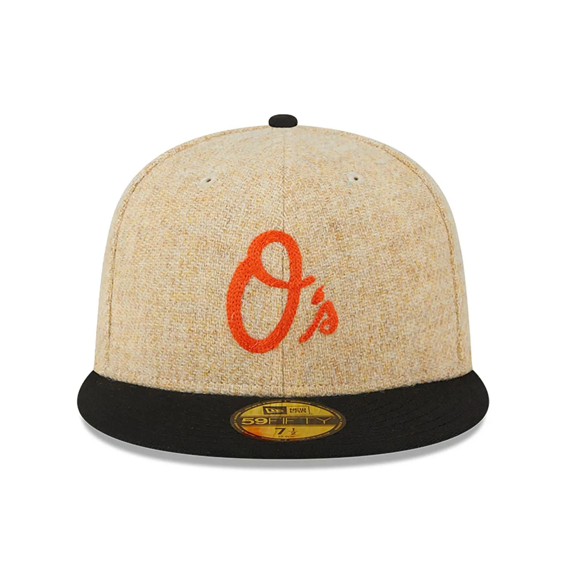 Baltimore Orioles Harris Tweed Beige 59FIFTY Fitted Cap