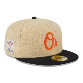 Baltimore Orioles Harris Tweed Beige 59FIFTY Fitted Cap