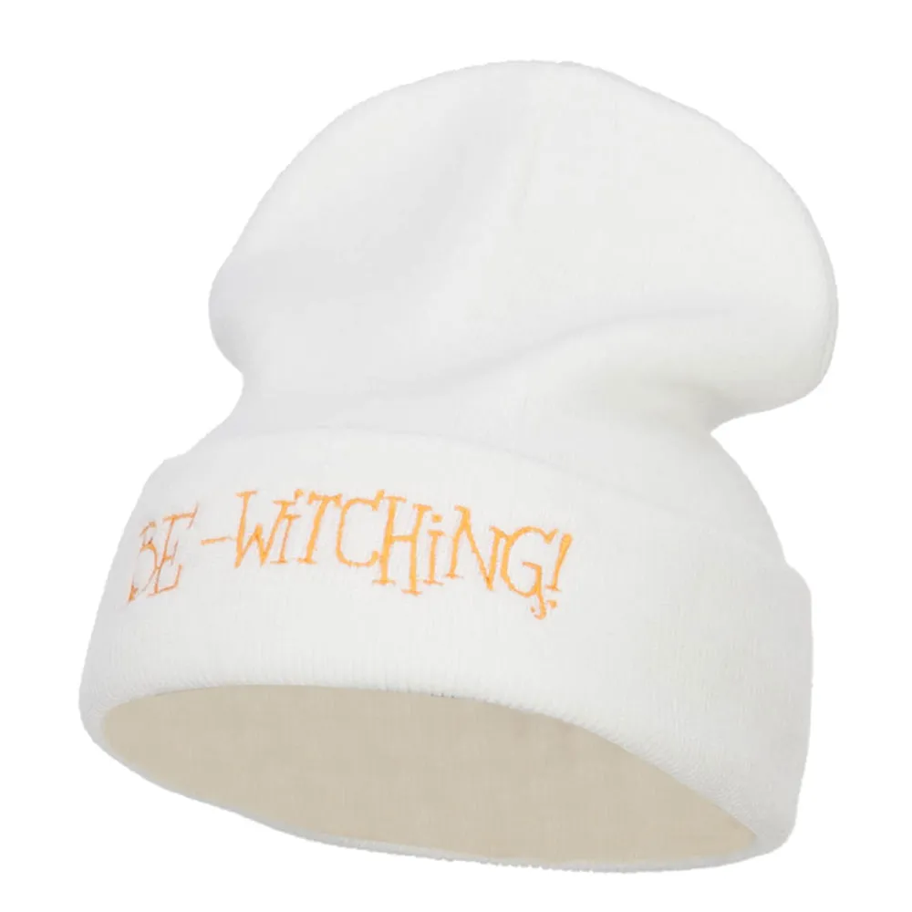 Be Witching Embroidered Long Beanie