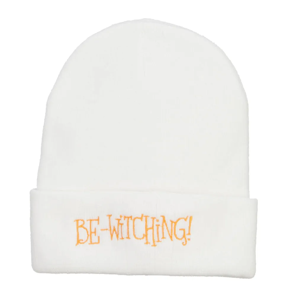 Be Witching Embroidered Long Beanie