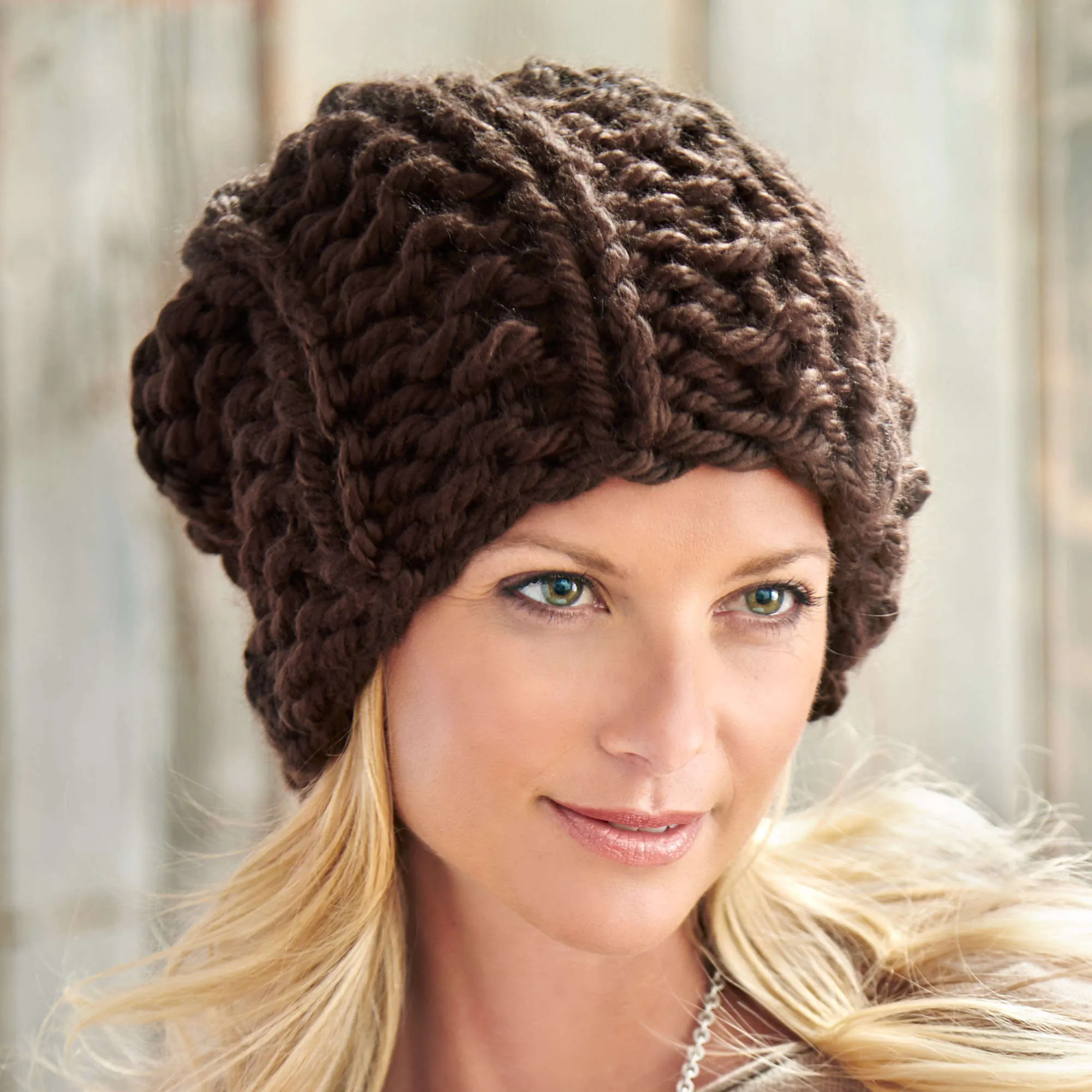 Bernat Knit Big Textures Hat