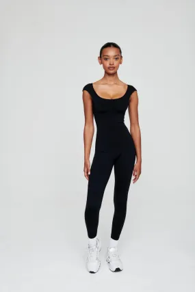 Black Bardot Jumpsuit