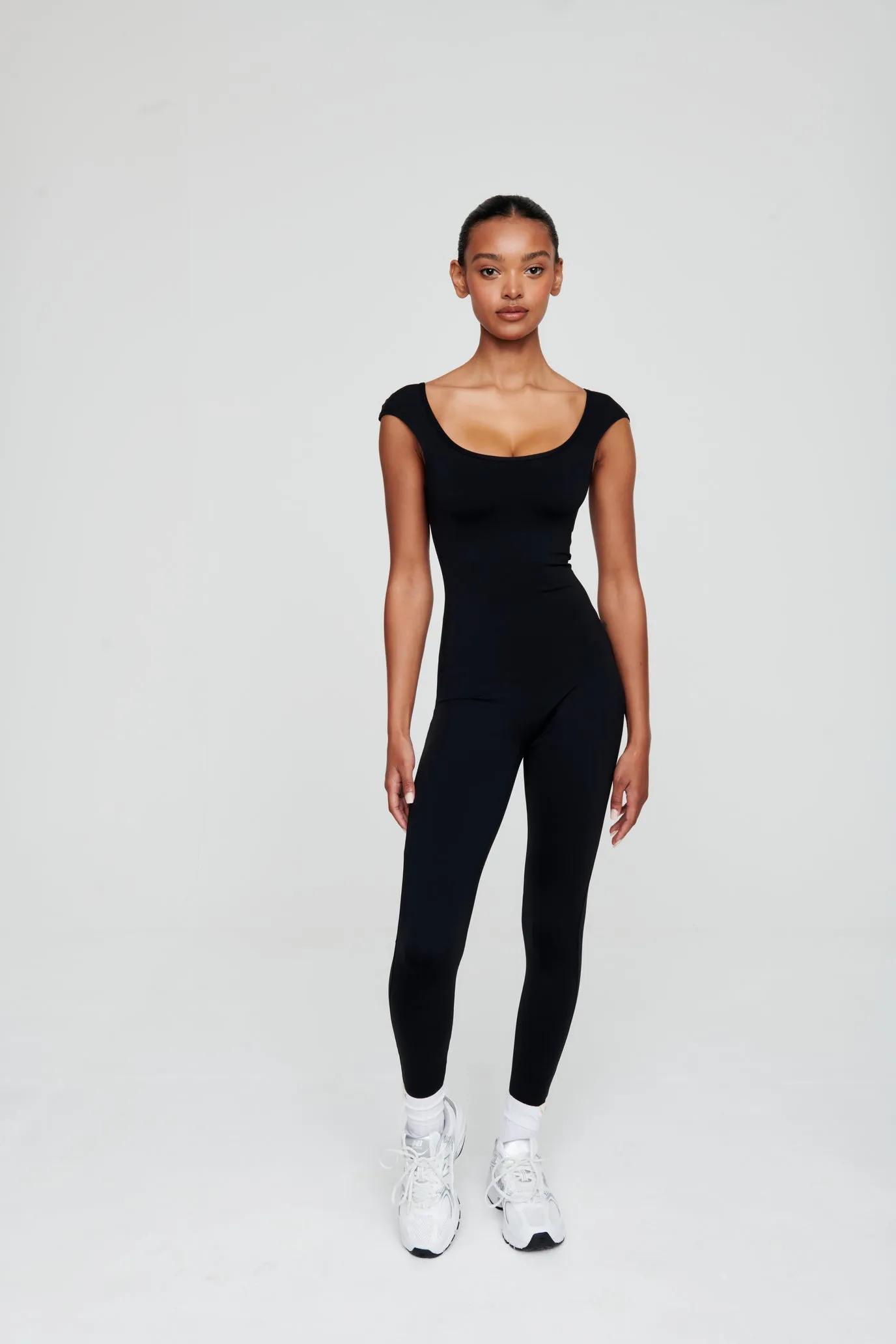 Black Bardot Jumpsuit