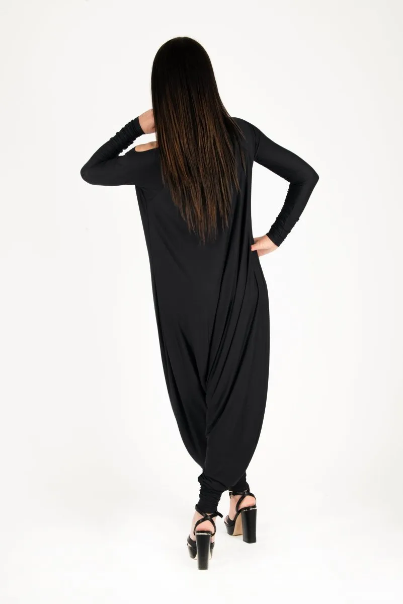 Black Harem Jumpsuit Marla