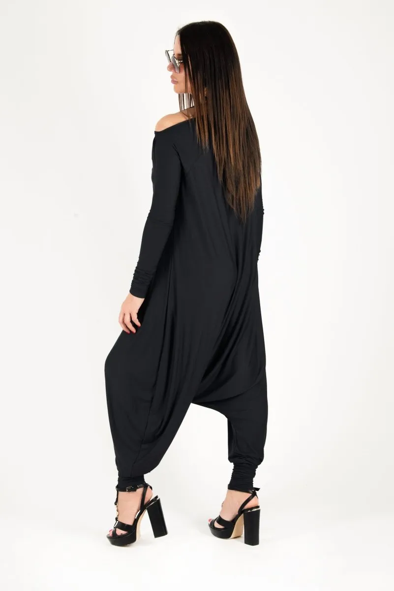 Black Harem Jumpsuit Marla