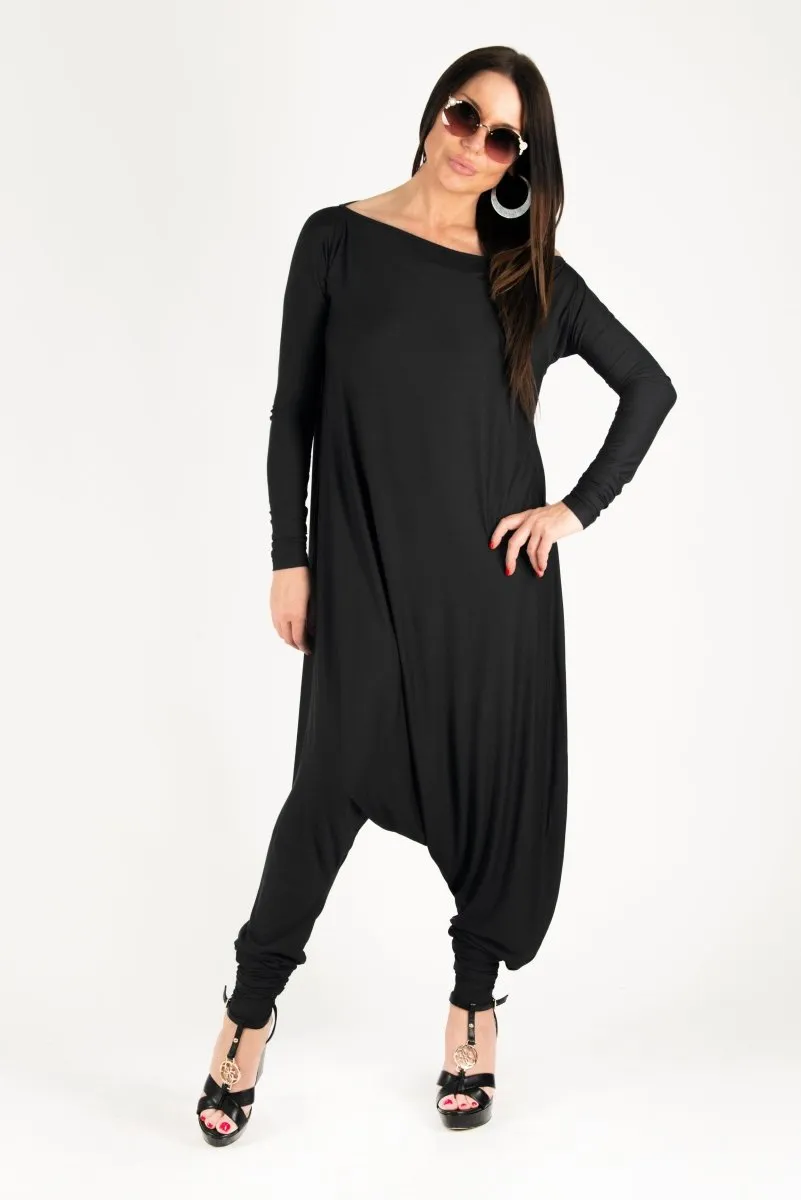 Black Harem Jumpsuit Marla