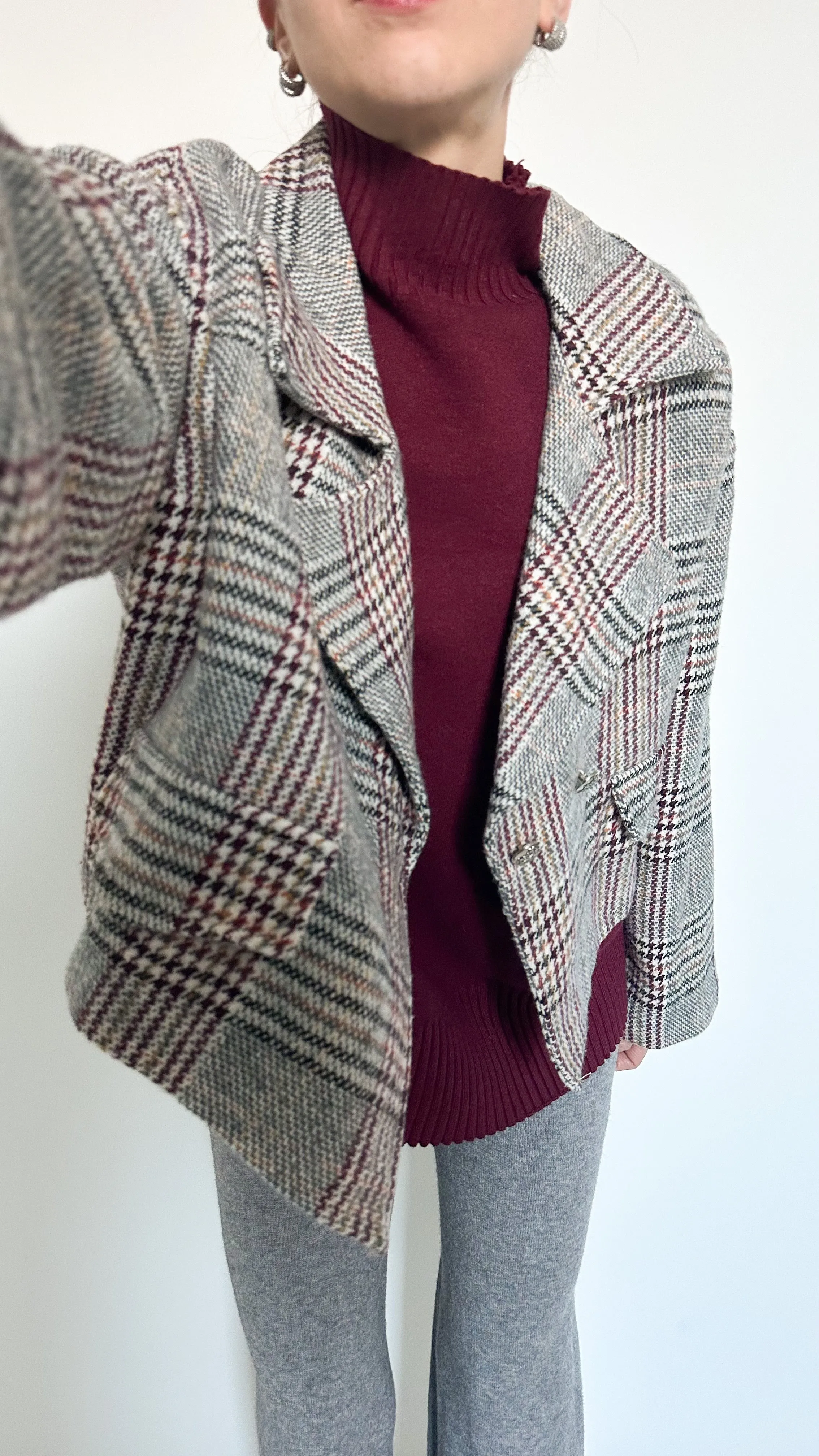 Blazer/Cappotto A Quadri