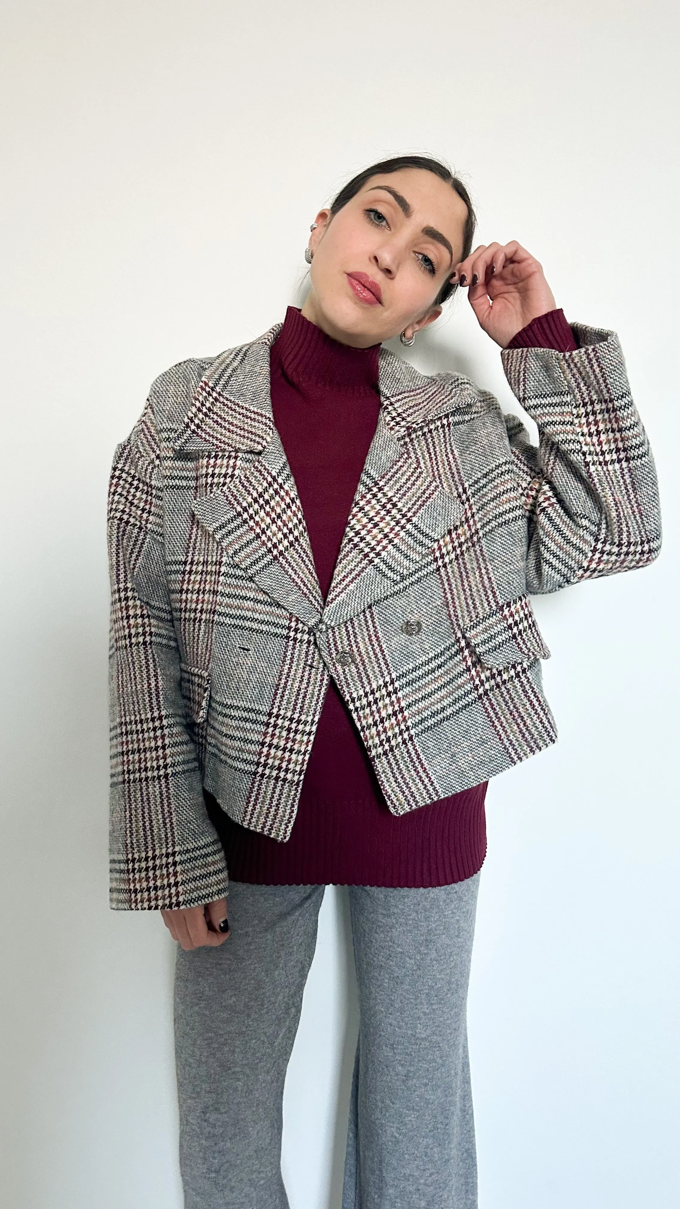 Blazer/Cappotto A Quadri