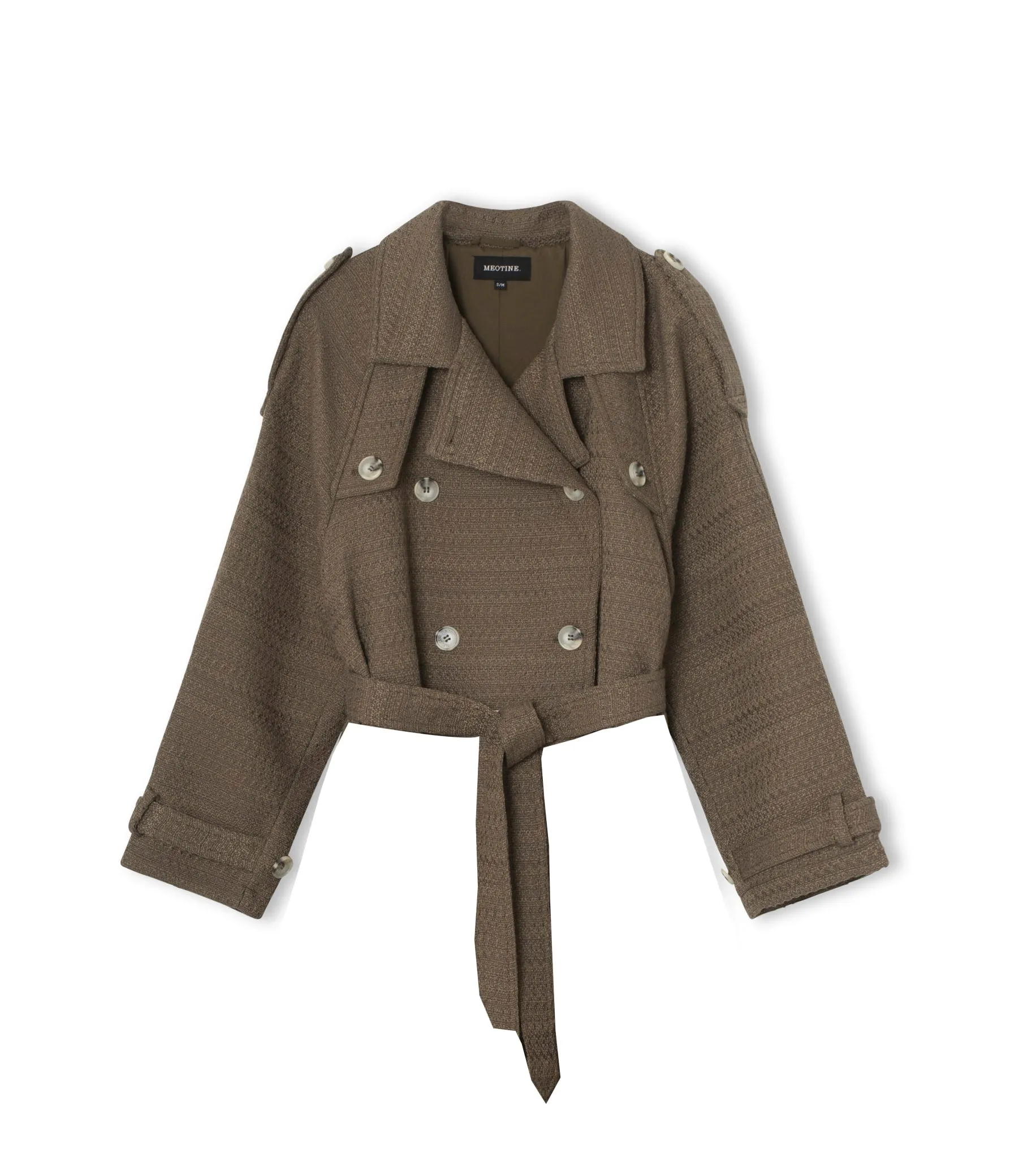 BOBBY TWEED JACKET - DUSTY GREEN