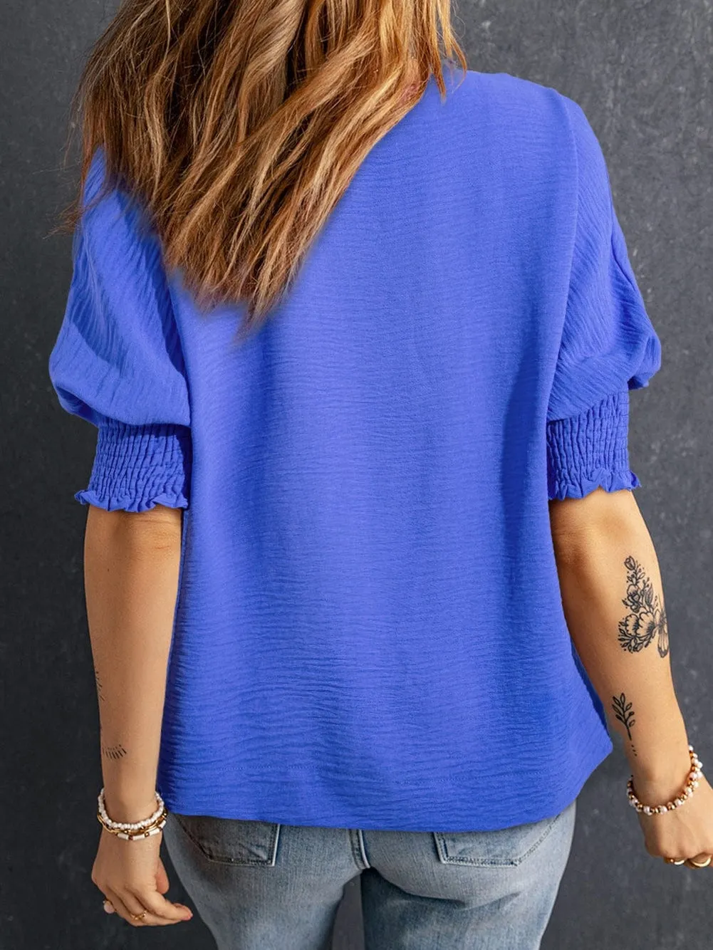 Boho Chic Short Sleeve Top