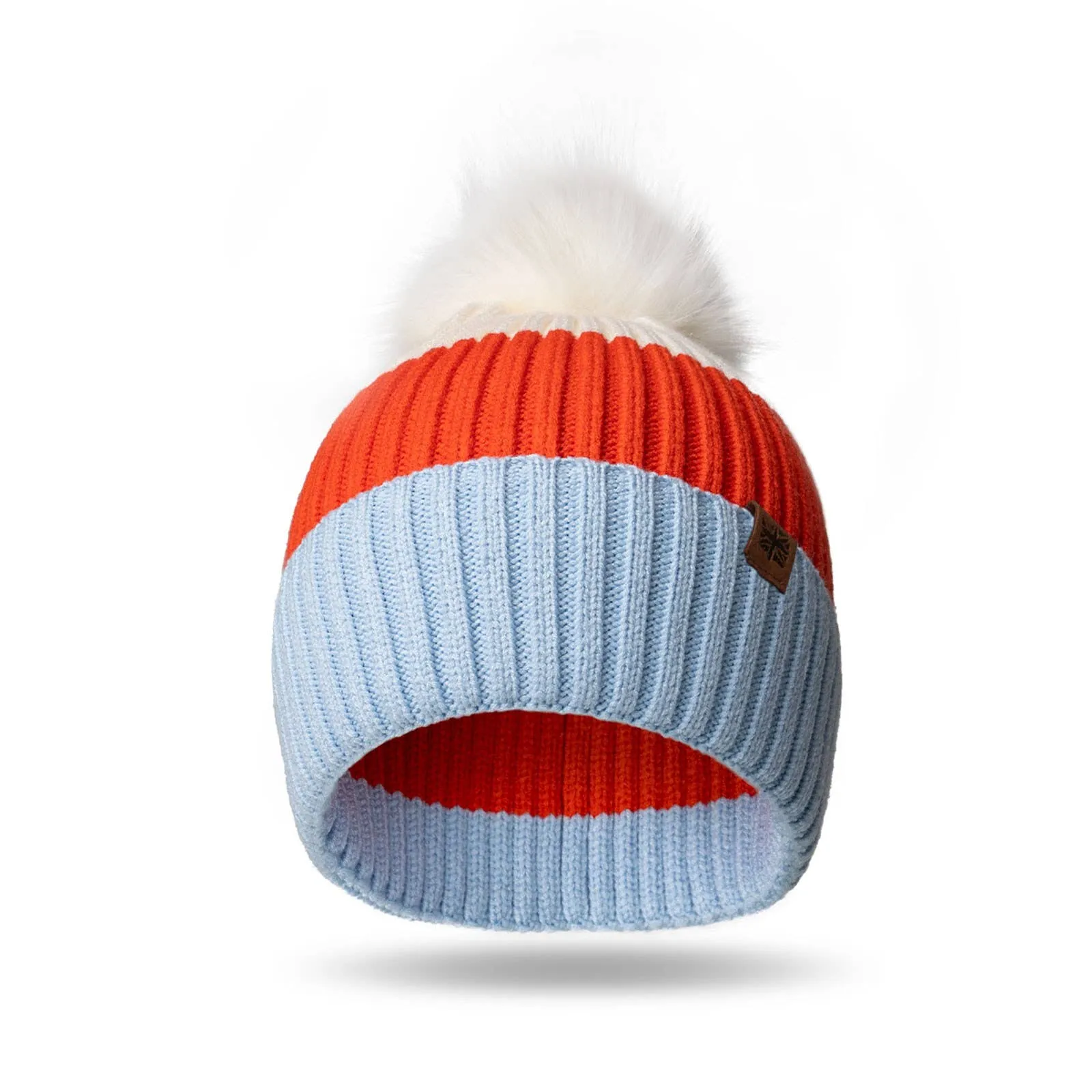 Britts Knits Wonderland Collection Kids Pom Hats Open Stock: White