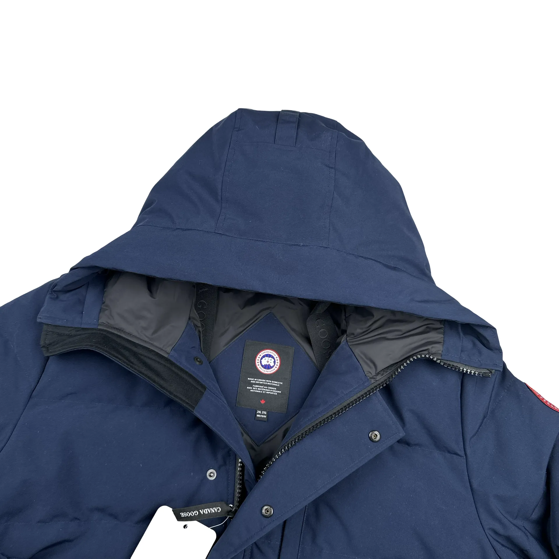 Canada Goose Blue Carson Hooded Parka Jacket - XXL