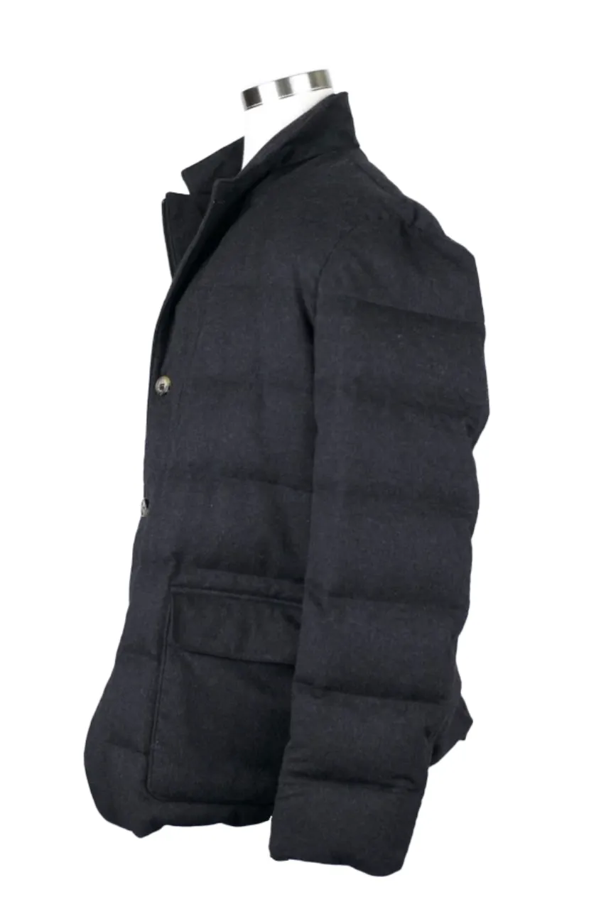 Cashmere-Wool Down Filled Jacket