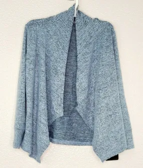 Champion C9 Girls Blue Heather Long Sleeve Open Front Cardigan Size XS (4-5)