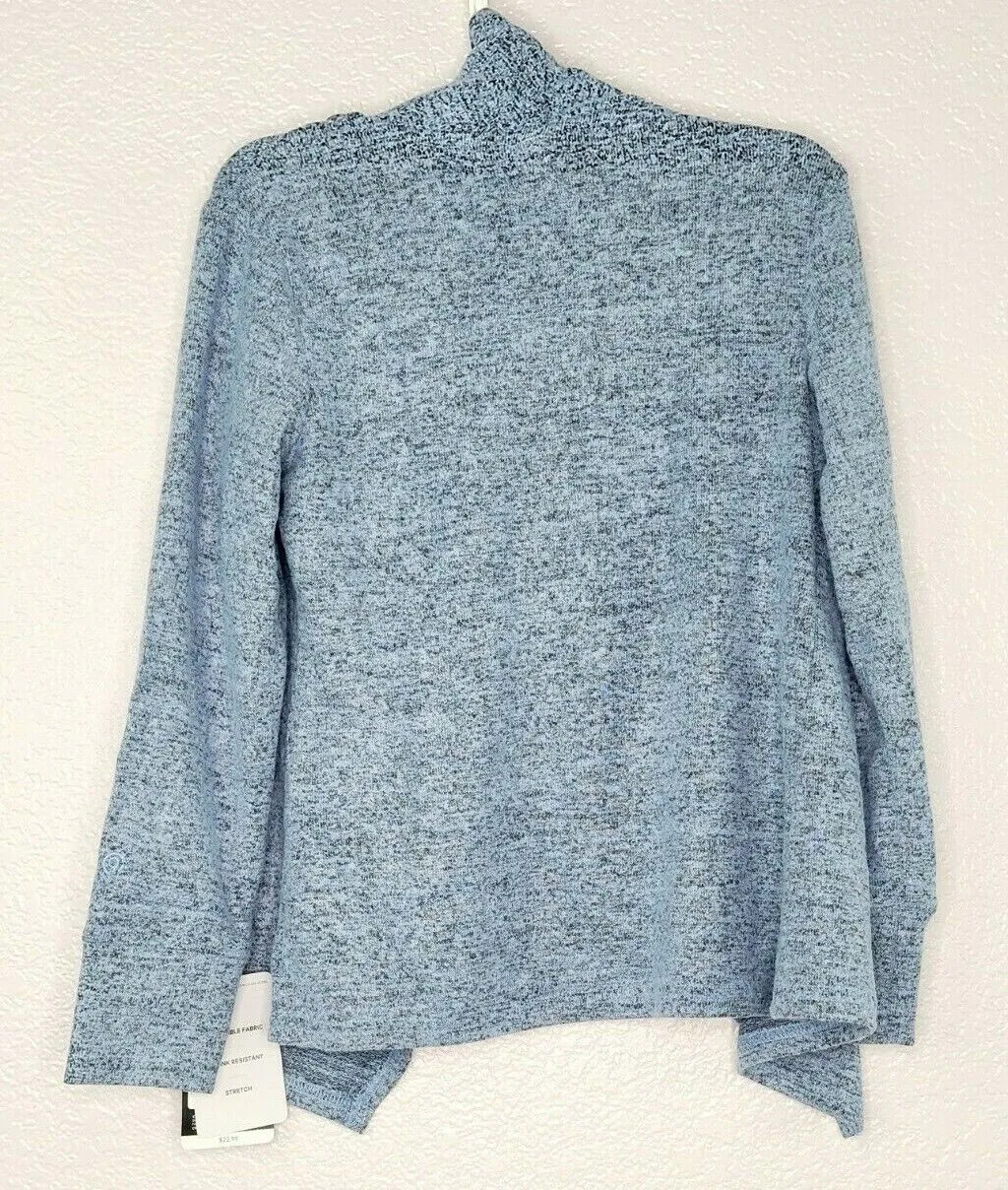 Champion C9 Girls Blue Heather Long Sleeve Open Front Cardigan Size XS (4-5)