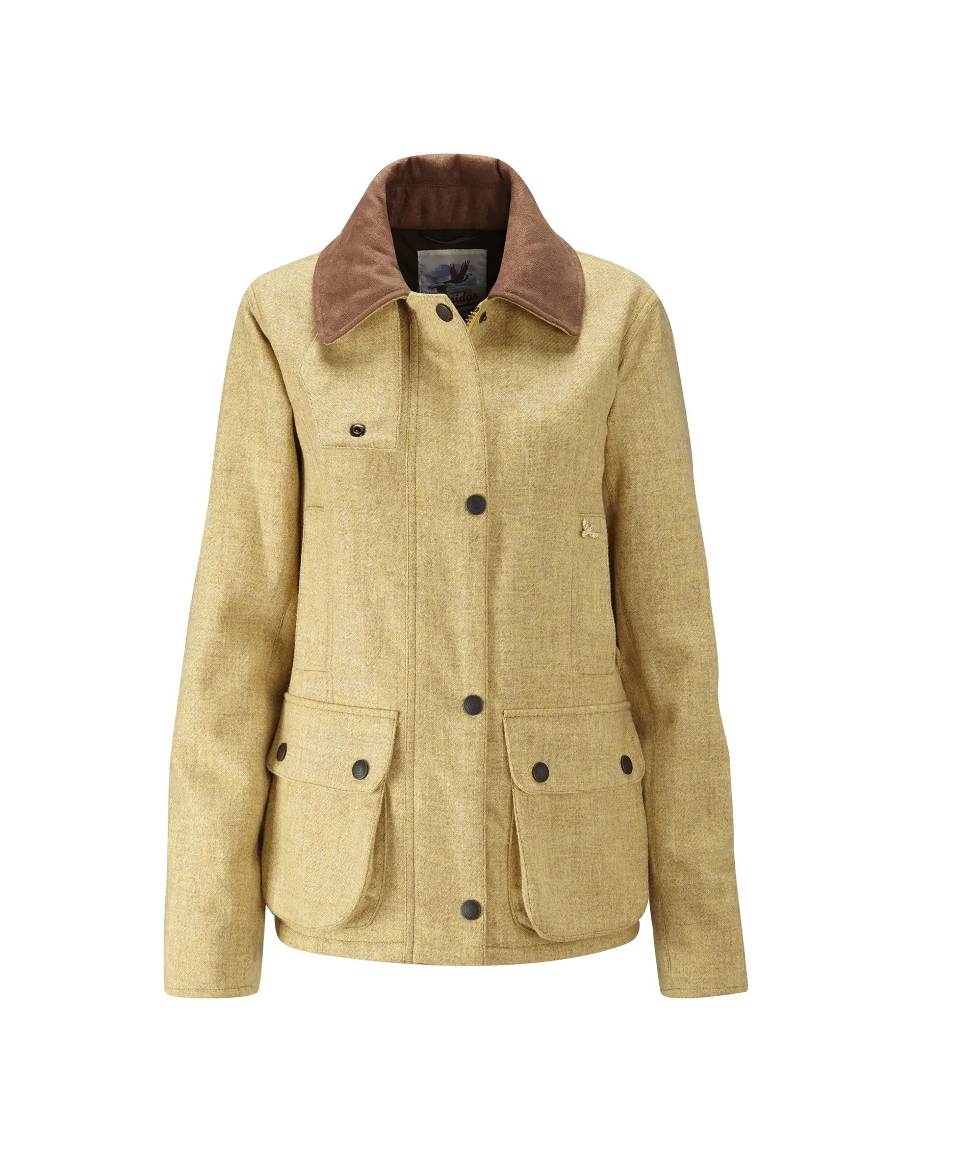 Chaseland Tweed Shooting Jacket - Marzipan Yellow