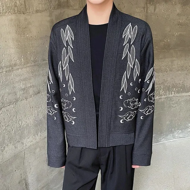 Chinese Style Embroidery Loose Cardigan