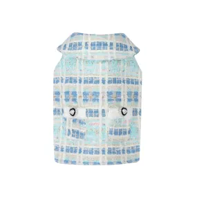 CoCo Tweed Dress - Sky Blue