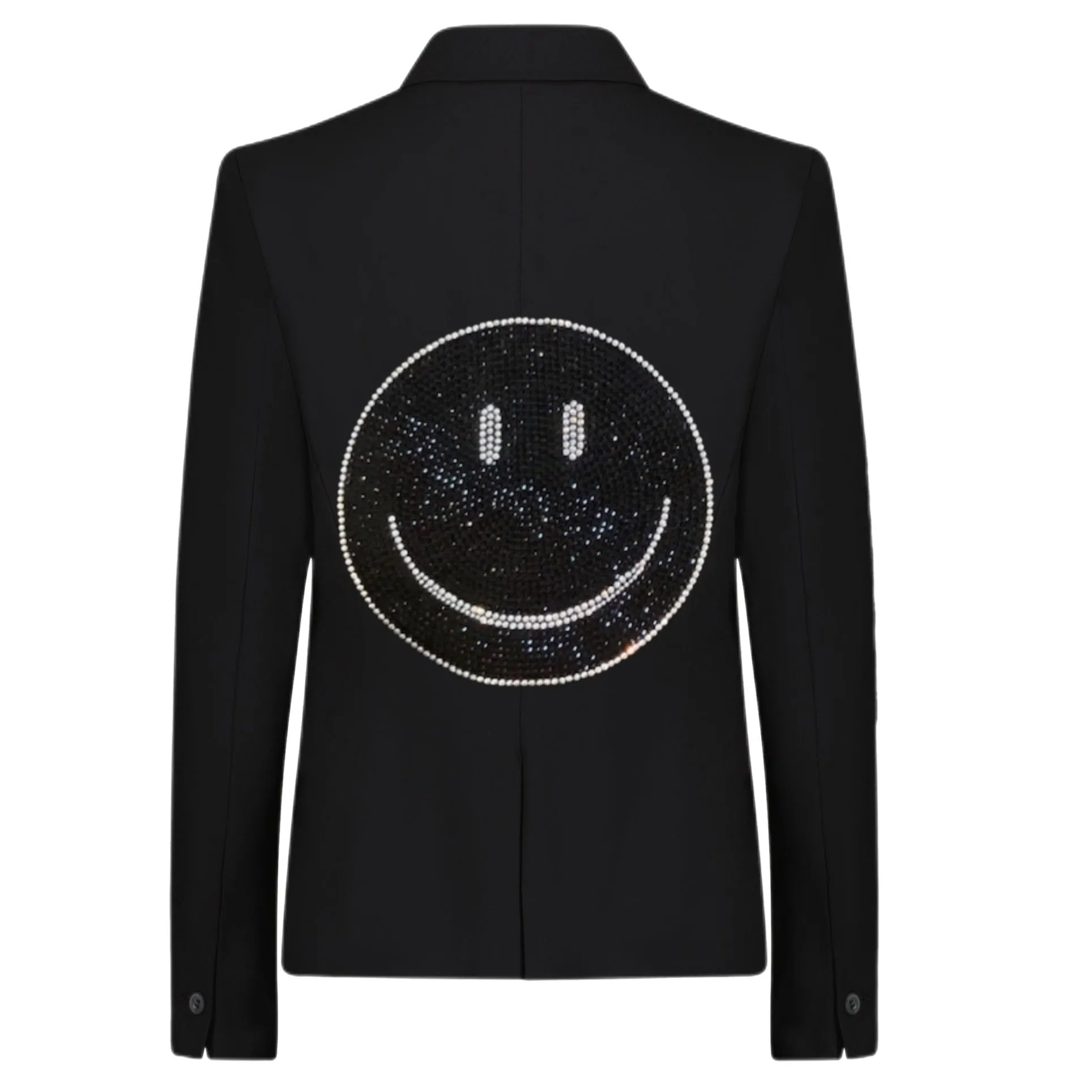 Crystals Black Smile Blazer