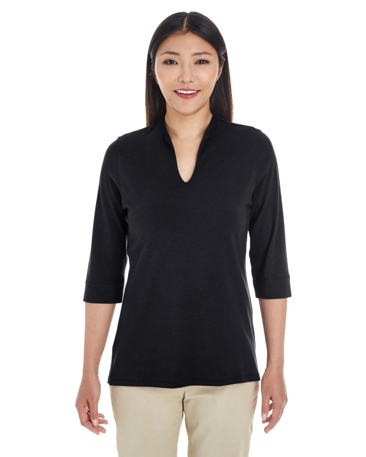 Devon & Jones Ladies' Perfect Fit™ Tailored Open Neckline Top DP188W