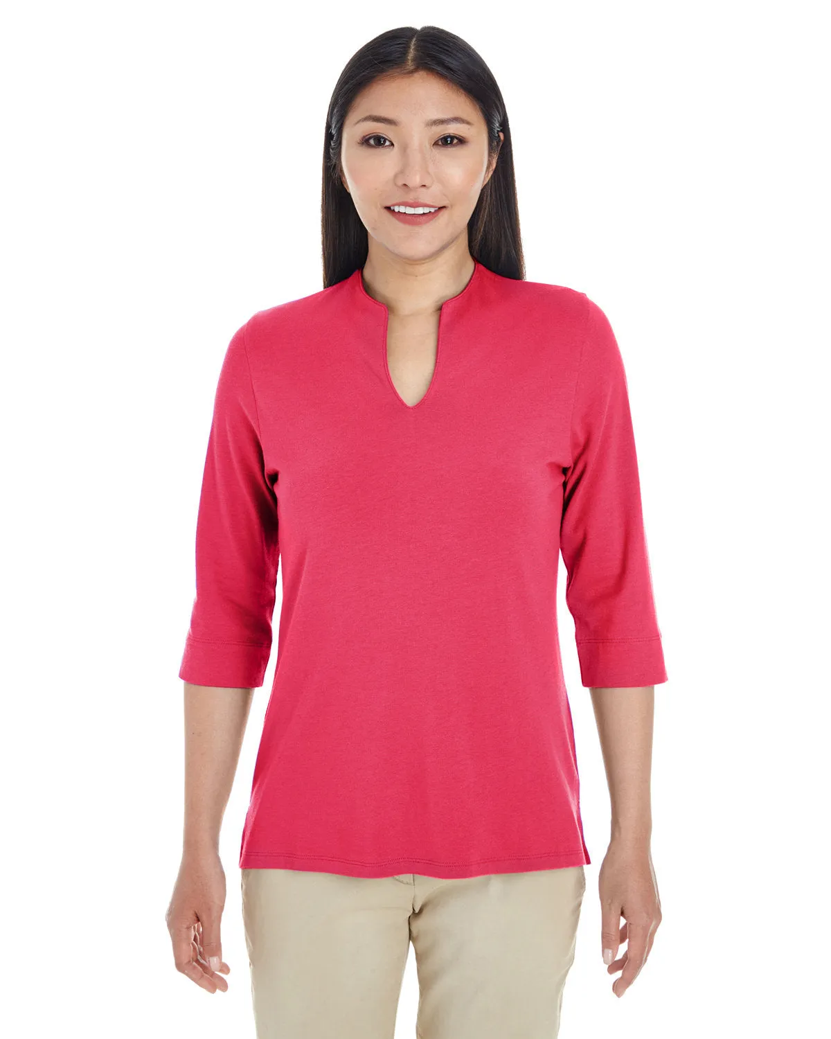 Devon & Jones Ladies' Perfect Fit™ Tailored Open Neckline Top DP188W