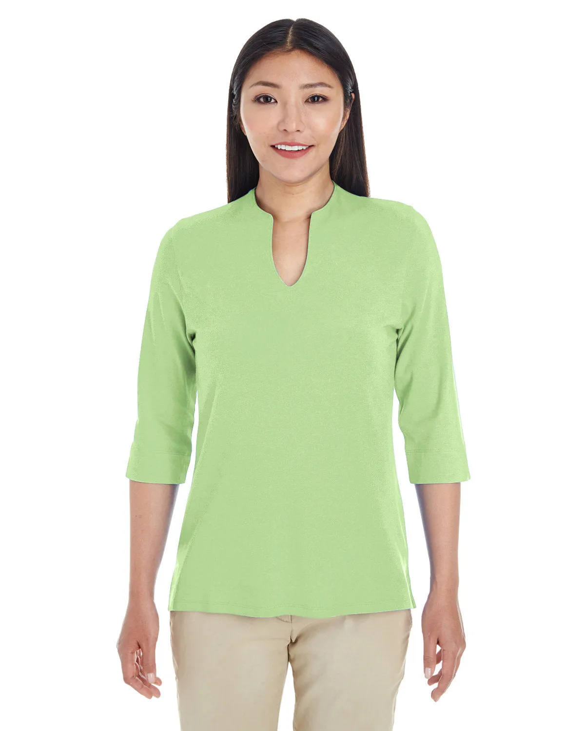 Devon & Jones Ladies' Perfect Fit™ Tailored Open Neckline Top DP188W