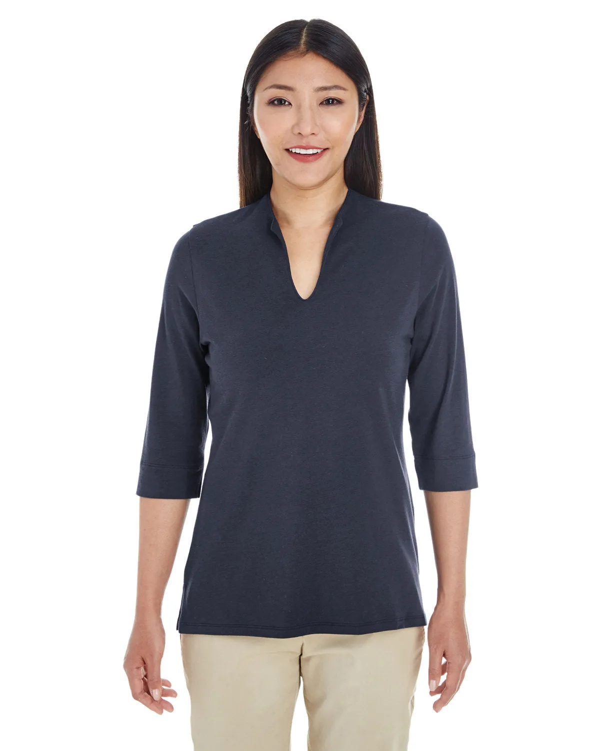 Devon & Jones Ladies' Perfect Fit™ Tailored Open Neckline Top DP188W