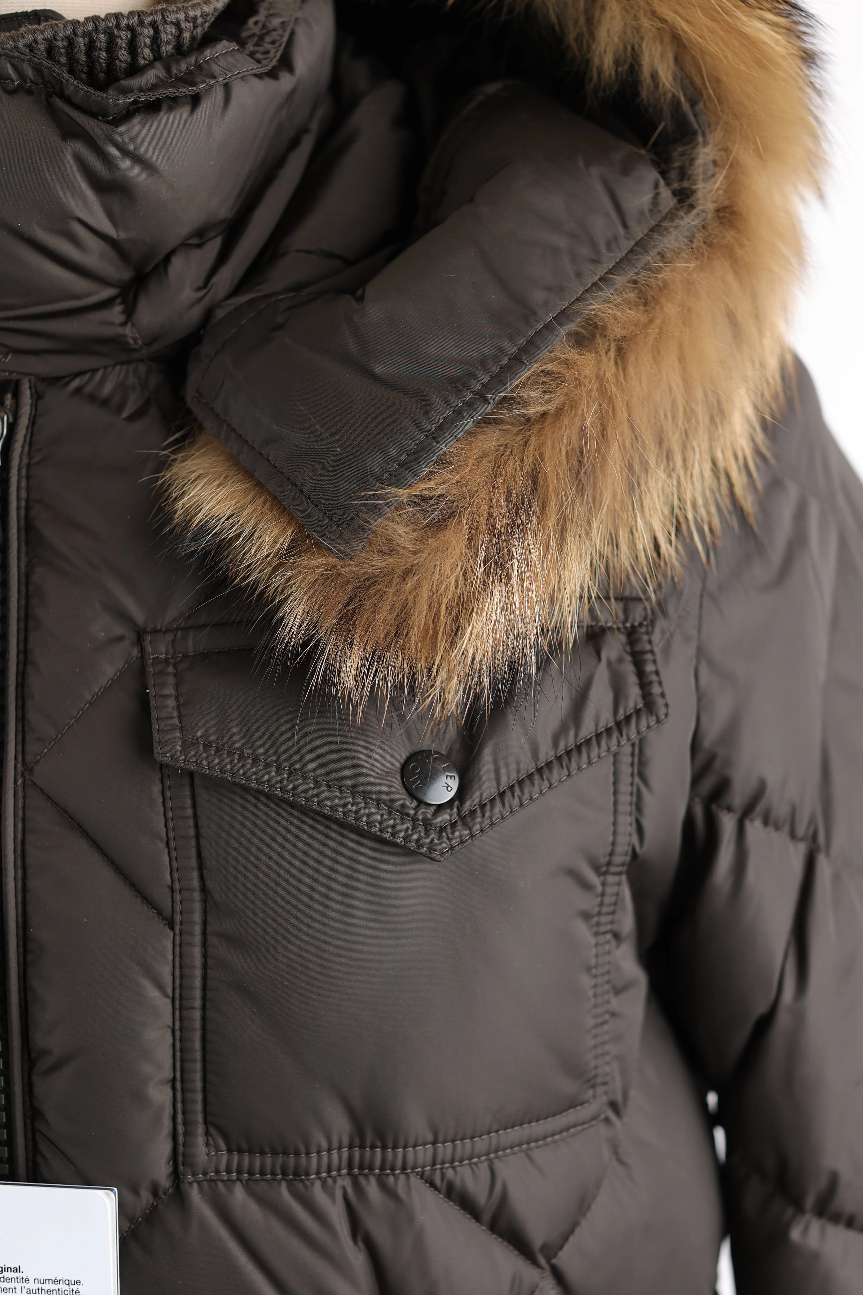 Down Filled Puffer Jacket W/ Fur Trim