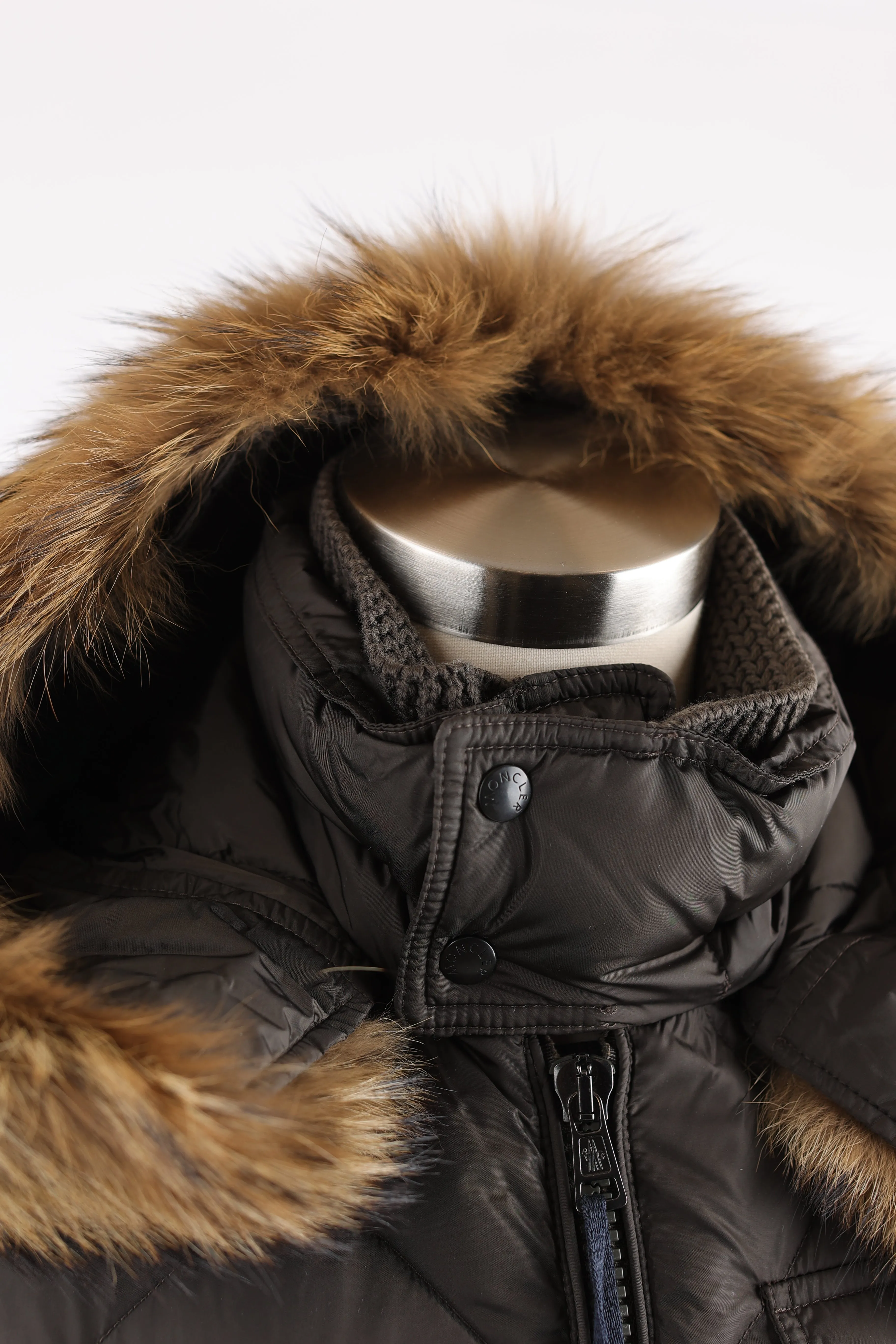 Down Filled Puffer Jacket W/ Fur Trim