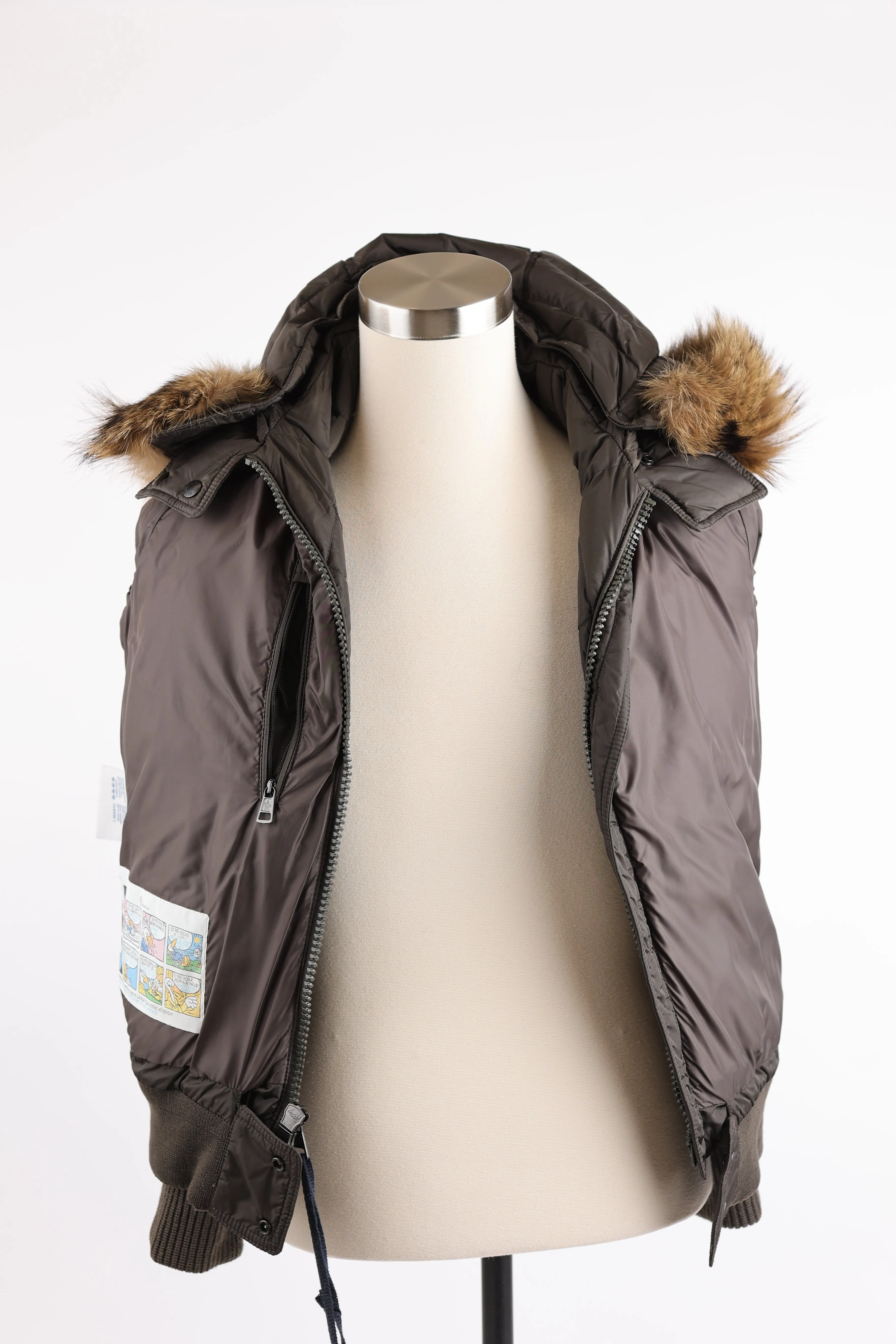 Down Filled Puffer Jacket W/ Fur Trim