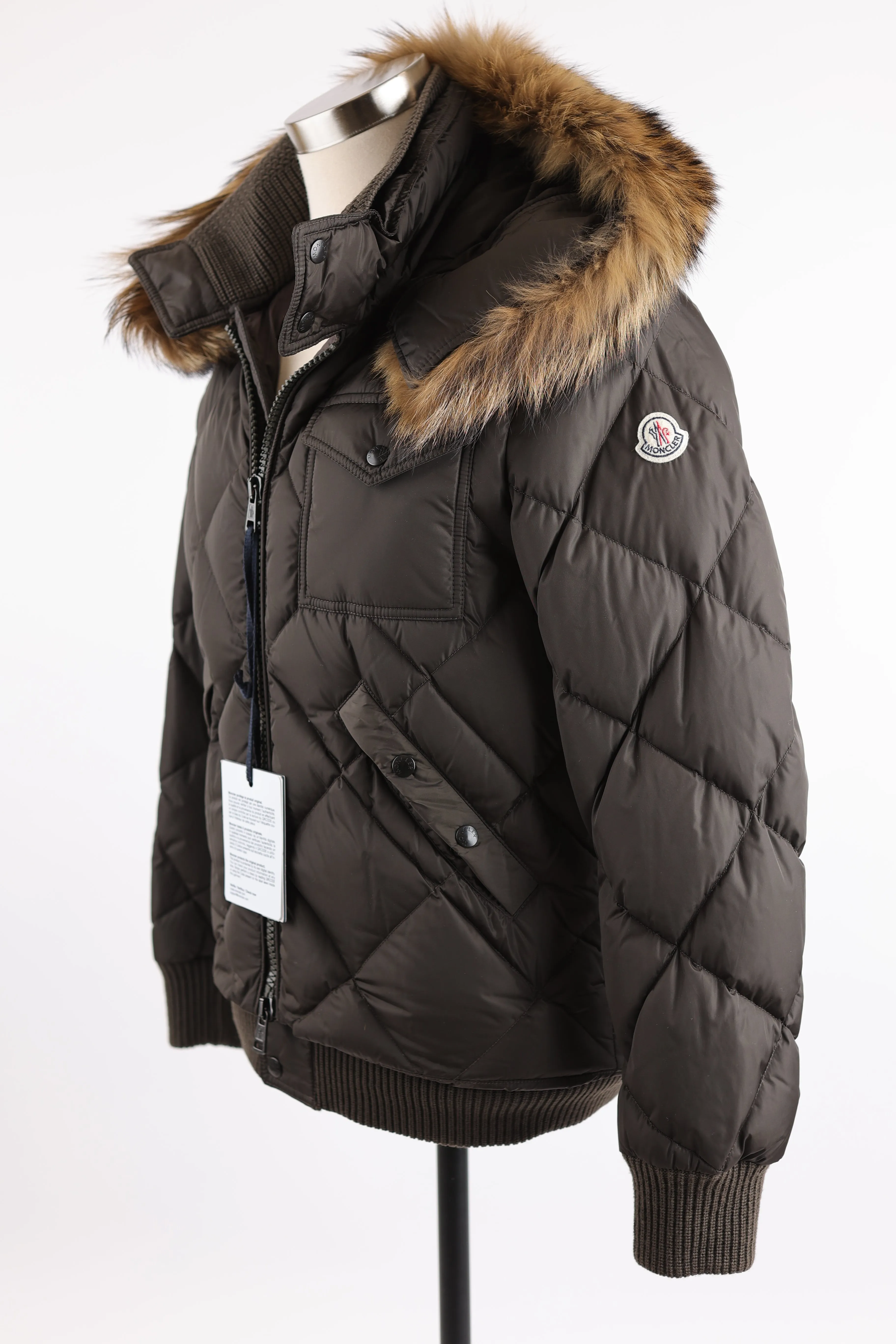 Down Filled Puffer Jacket W/ Fur Trim