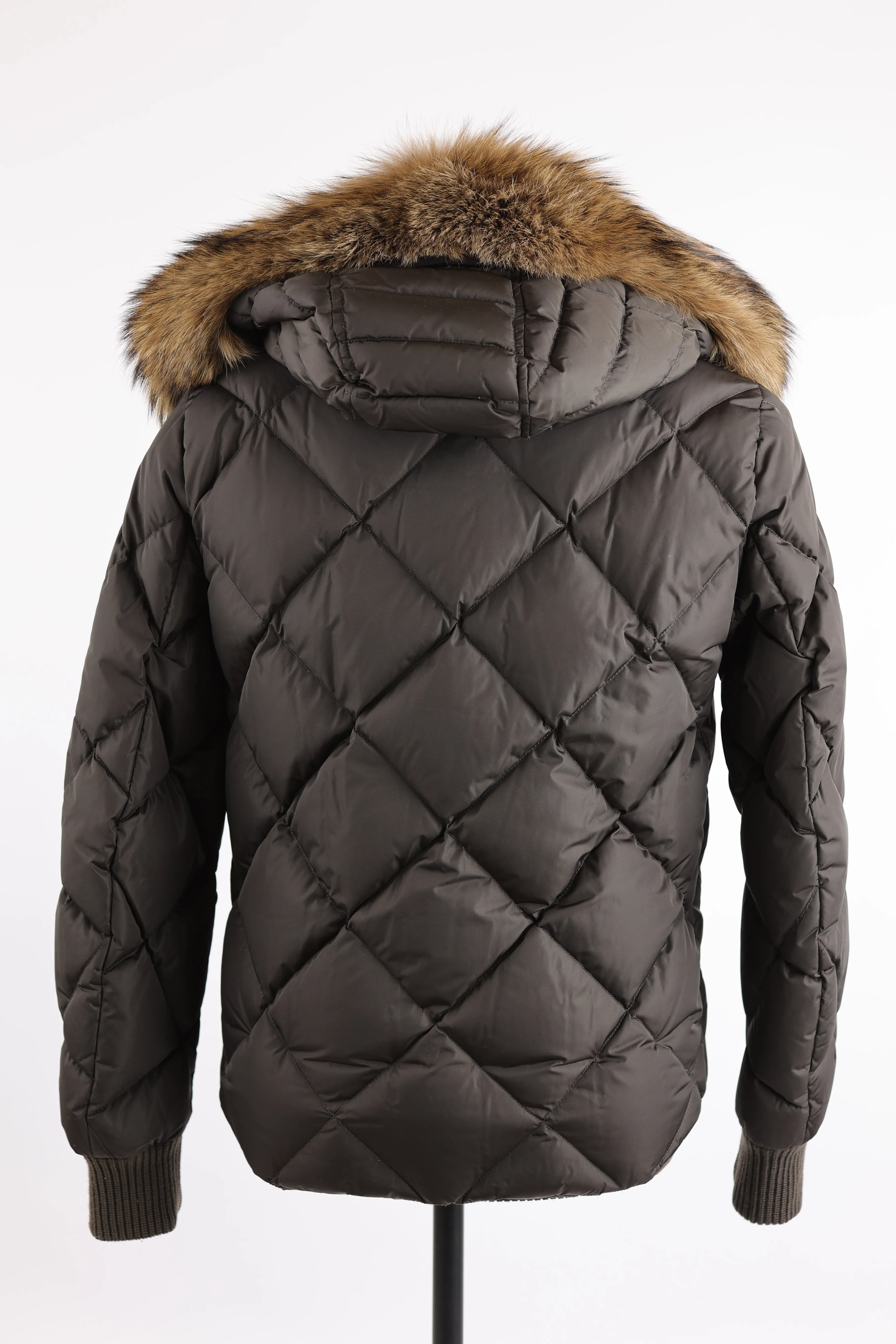 Down Filled Puffer Jacket W/ Fur Trim