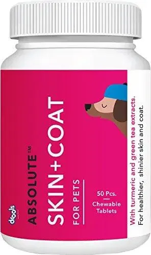 Drools Absolute Skin   Coat Tablet- Dog Supplement, 50 Pcs